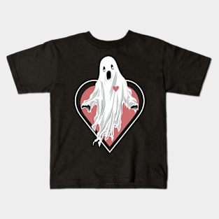 Scary love ghost Kids T-Shirt